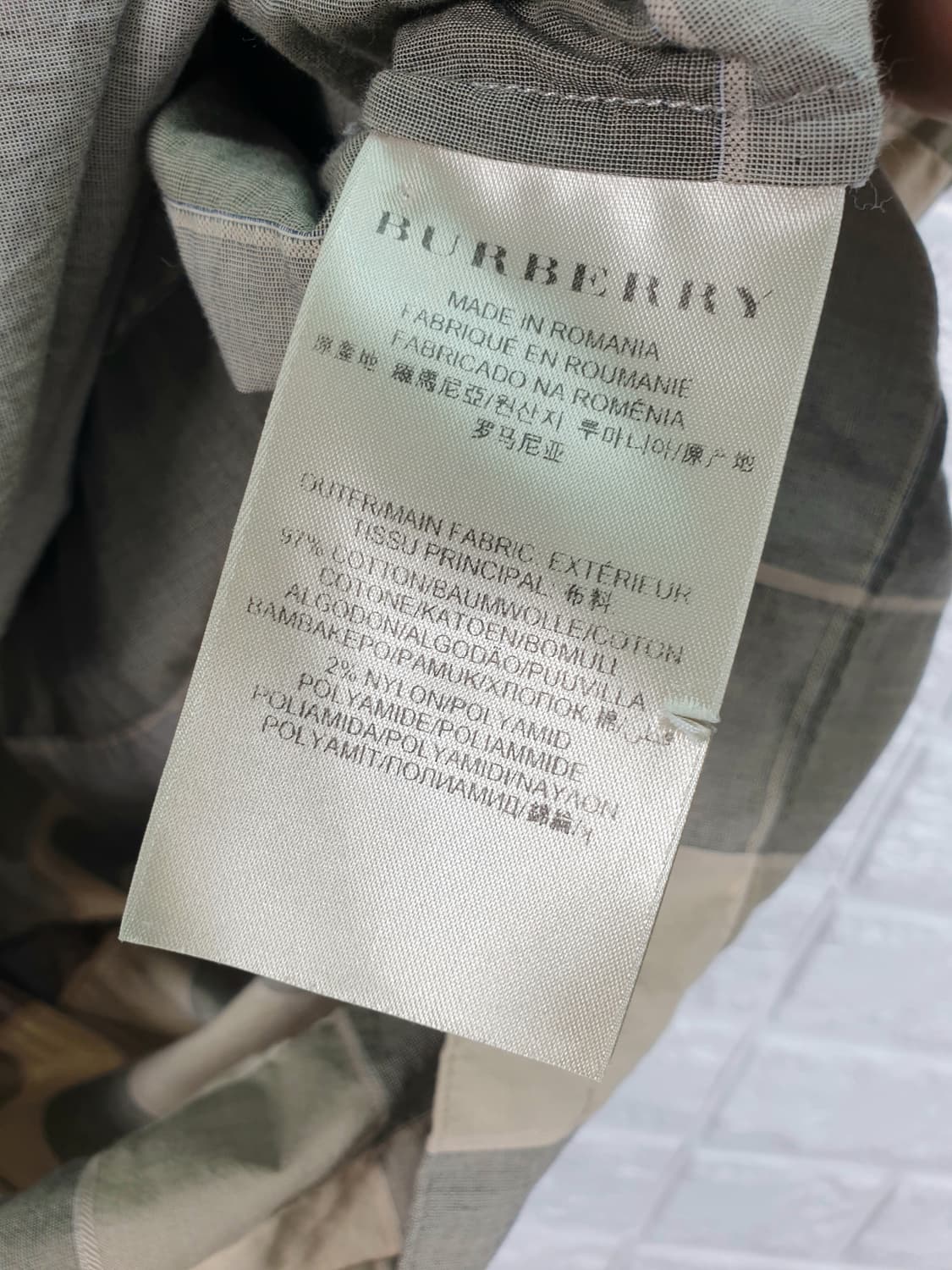 [55]버버리브릿 체크 원피스 상품이미지6