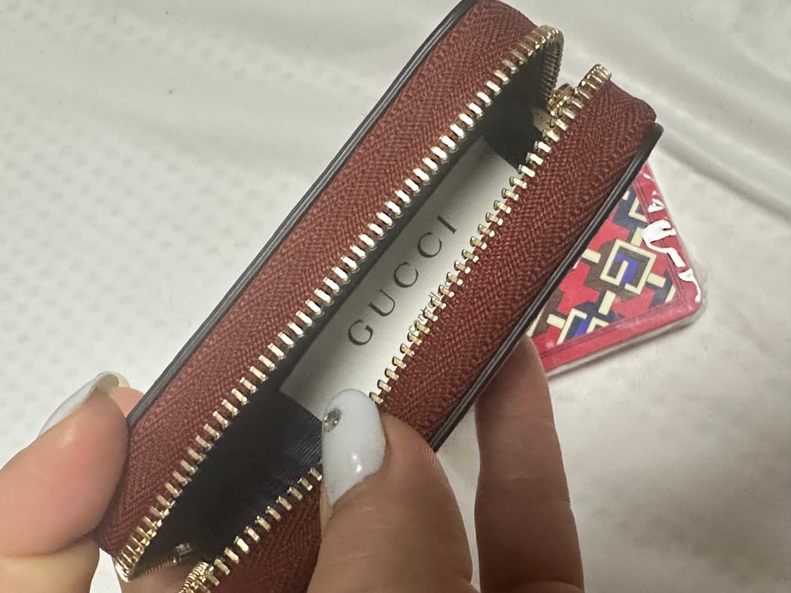 [1월31일까지만 10만원] 구찌 모티브 카드지갑 GG 레드 새상품 /  상품이미지4