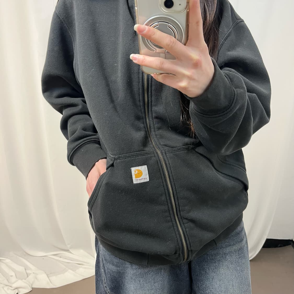 Carhartt Thermal Zip-up Hoodie 상품이미지3