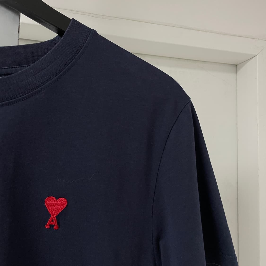 AMI 아미 반팔 티셔츠 네이비 M(W) 상품이미지4