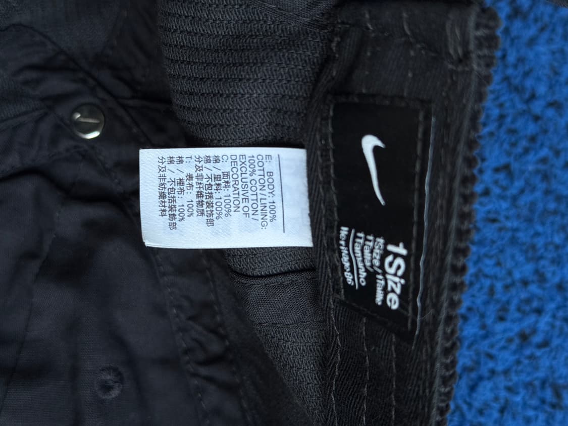 나이키 헤리티지 86 코듀로이 캡 블랙 상품이미지3