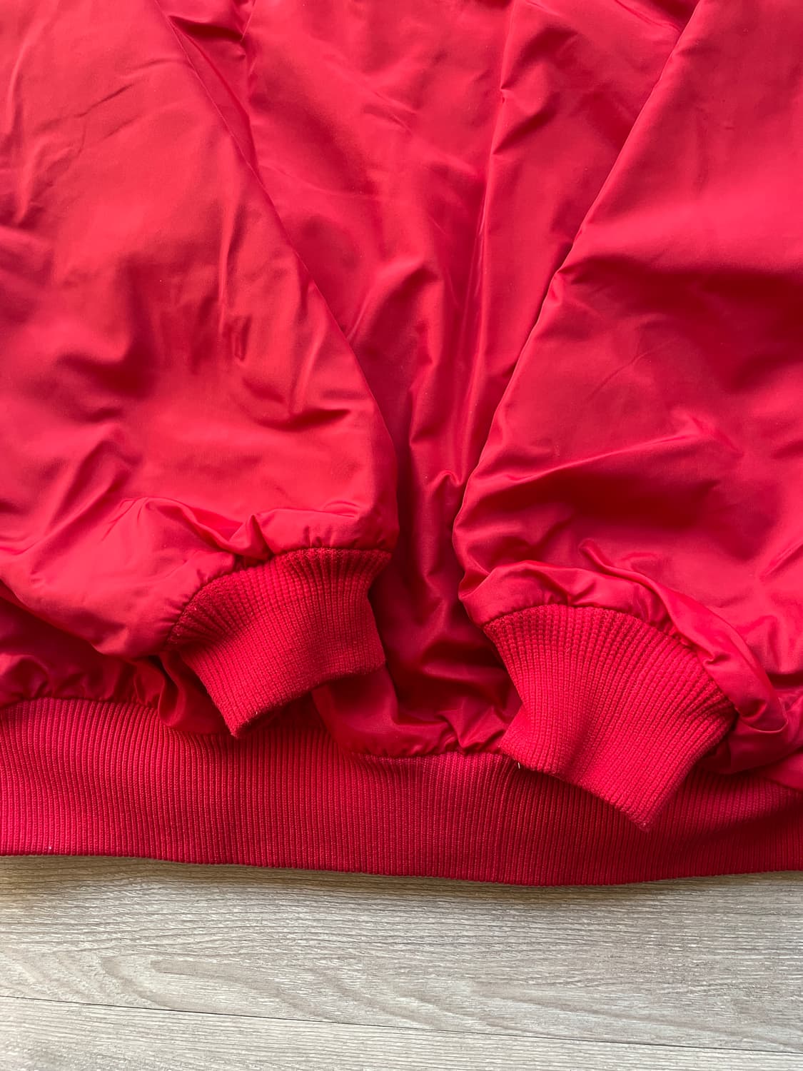 80s 파타고니아 쉘드 신칠라 봄버 자켓 레드 상품이미지8