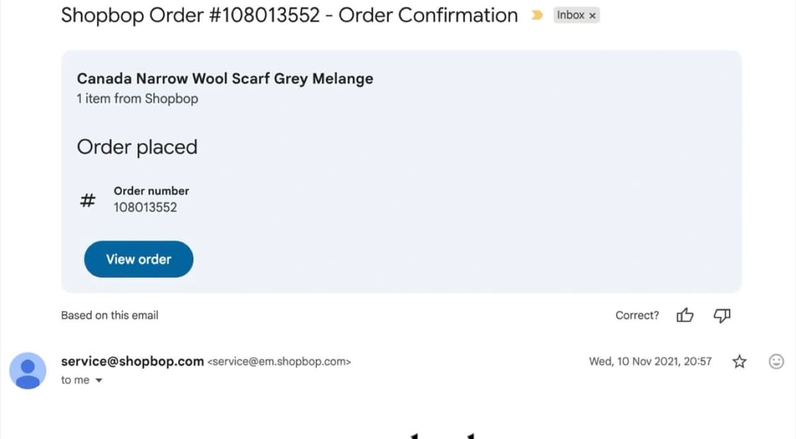 아크네 스튜디오 울 목도리 내로우 멜란지 그레이 상품이미지7