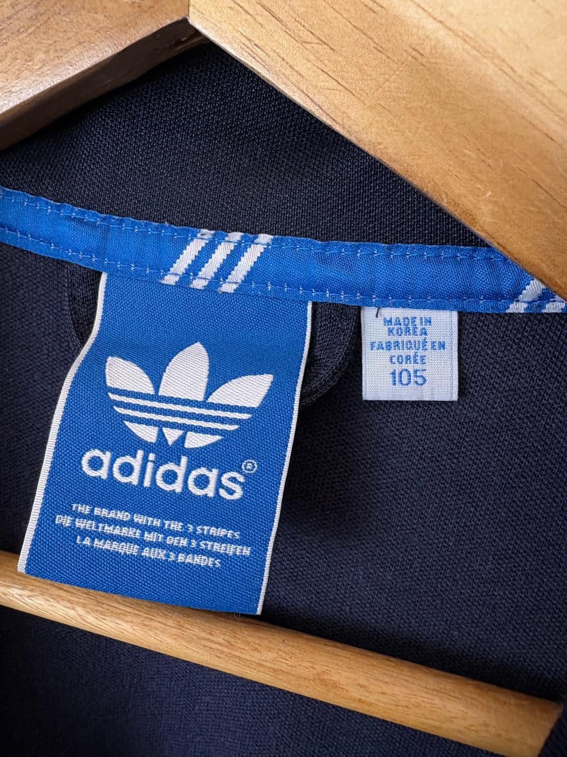 아디다스 빈티지 유로파 트랙탑 져지 네이비 상품이미지5