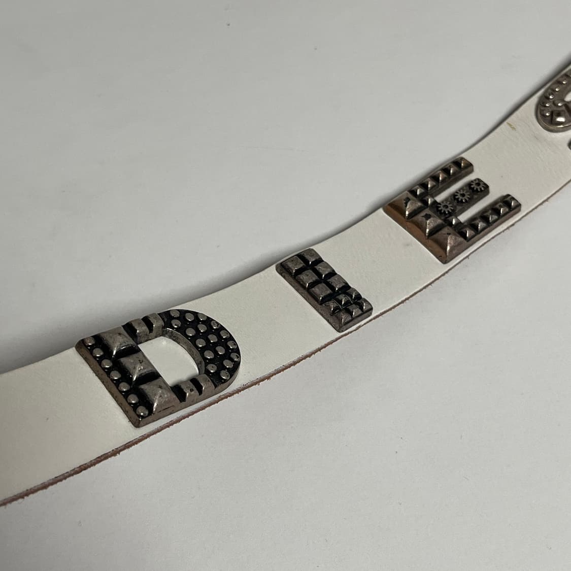 90s 빈티지 디젤 로고 스터드 벨트 상품이미지5