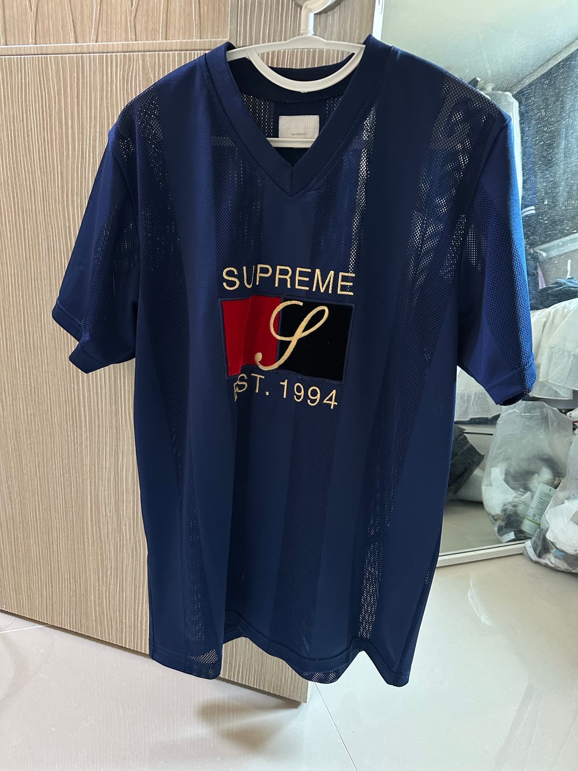 슈프림 메쉬 반팔 상품이미지1
