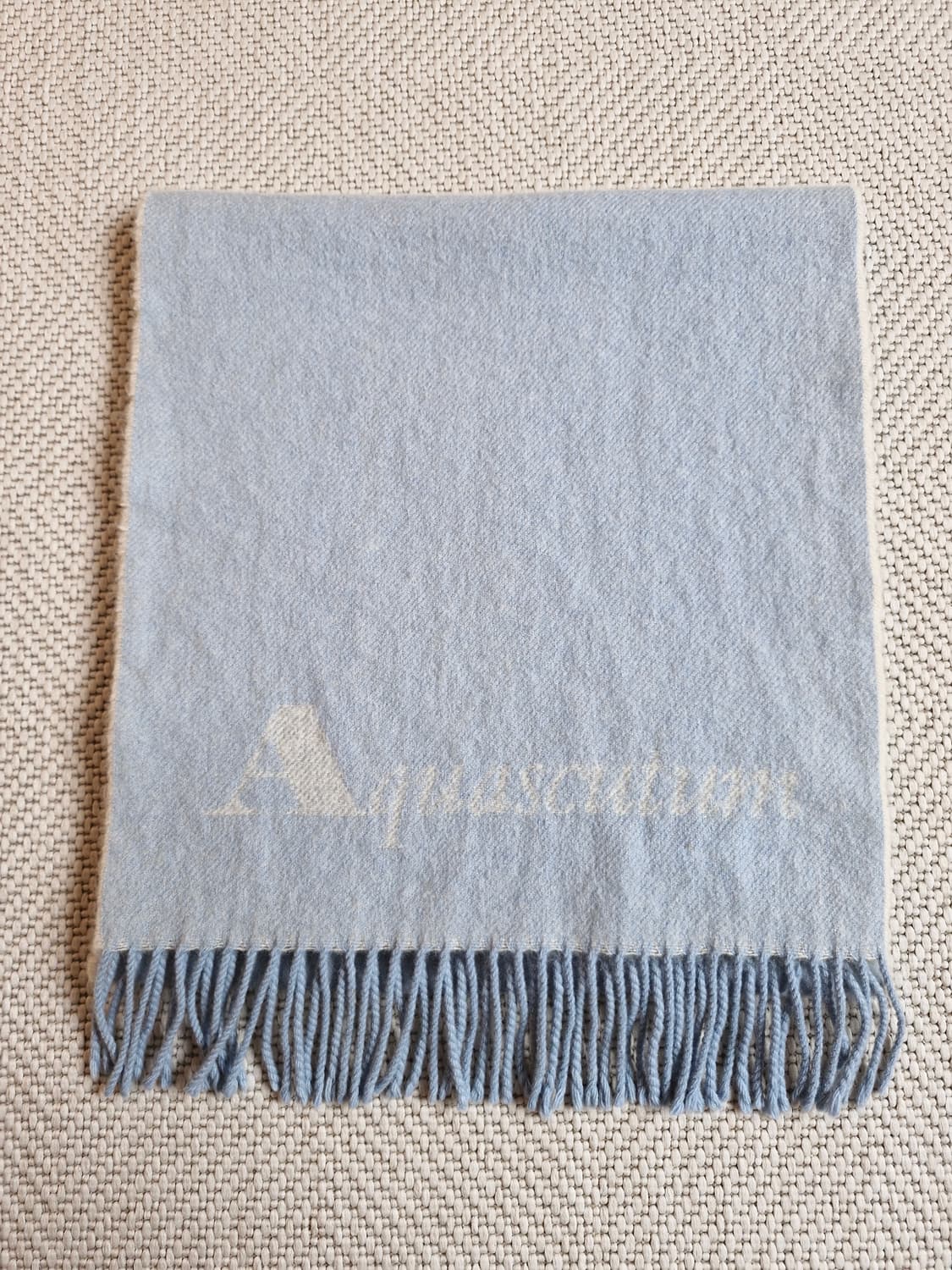 아쿠아스큐텀 캐시미어 목도리 머플러 상품이미지4