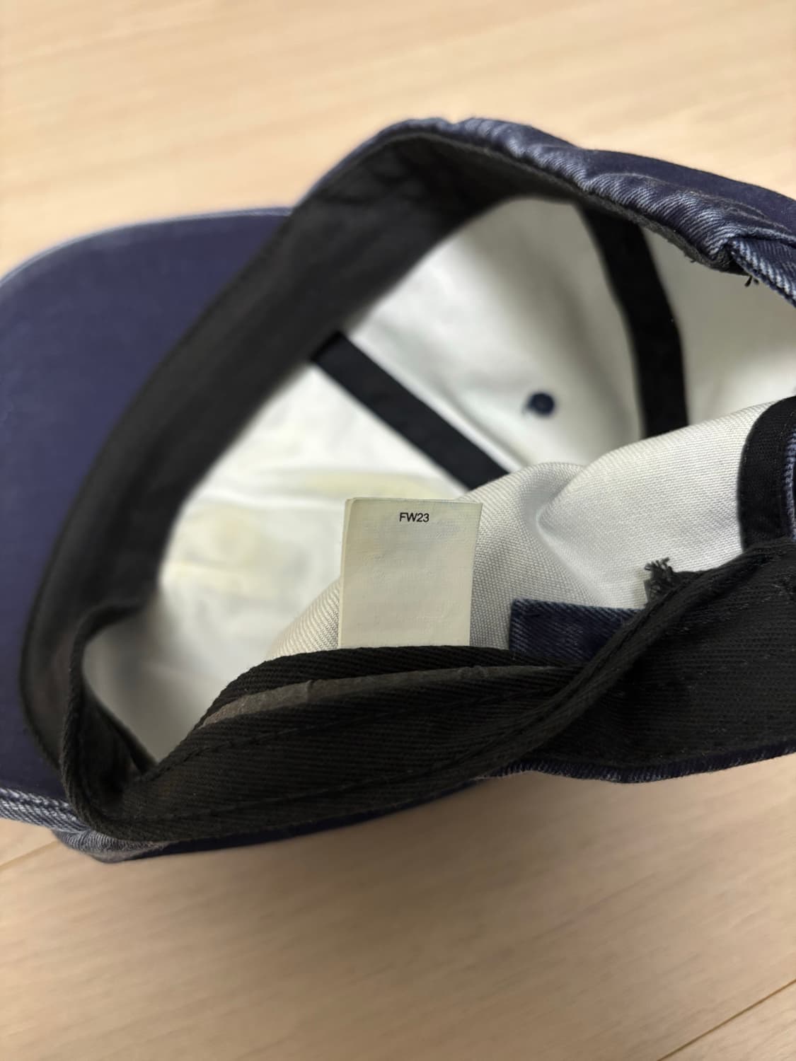 슈프림 S 로고 6패널 캡 네이비 23fw 상품이미지8