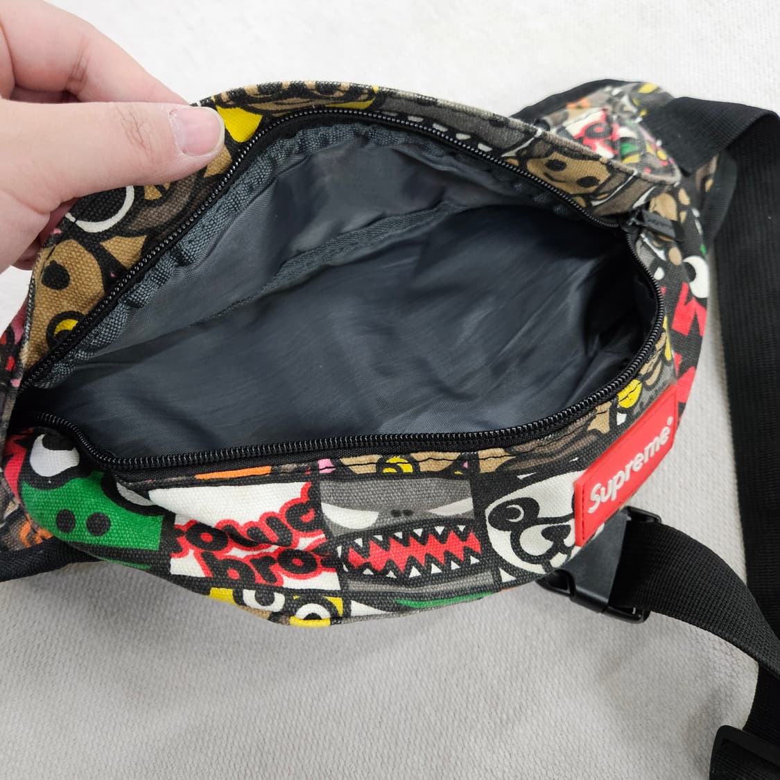 멀티프린팅 힙색 가방 0121Y2 상품이미지5