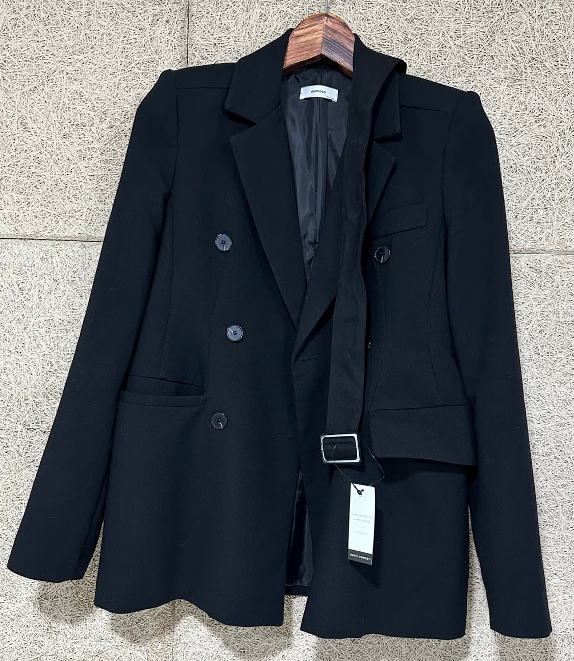 블레이저 블랙 더블 자켓 새상품 상품이미지3
