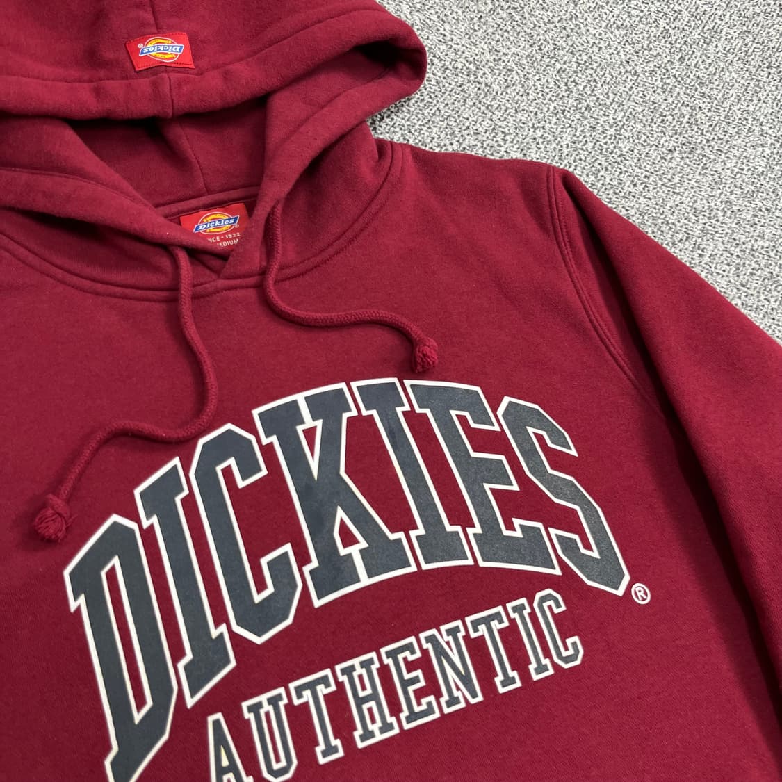 <디키즈 어센틱 버건디 후드티> No.1265 상품이미지7