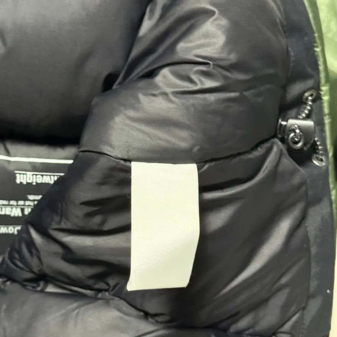 노스페이스 드라이벤트 킬리만자로 그린 다운 패딩 상품이미지5