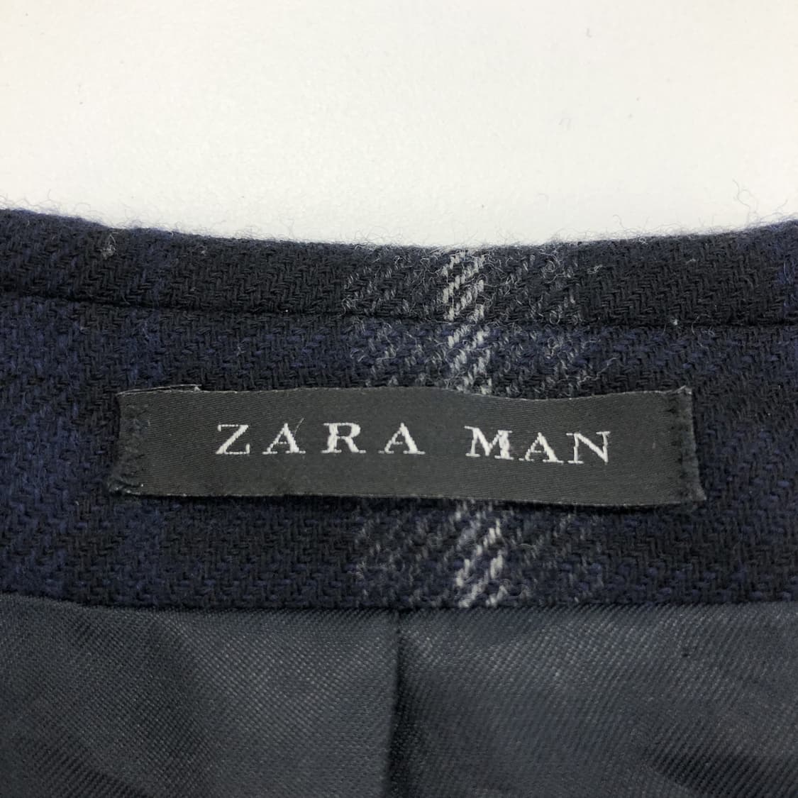 자라 울 100% 체크 콤비자켓 100 사이즈  상품이미지5