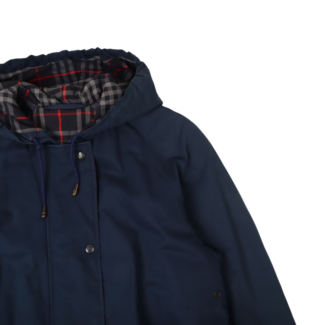 버버리 네이비 퀄팅 후디 트렌치 코트 상품이미지3