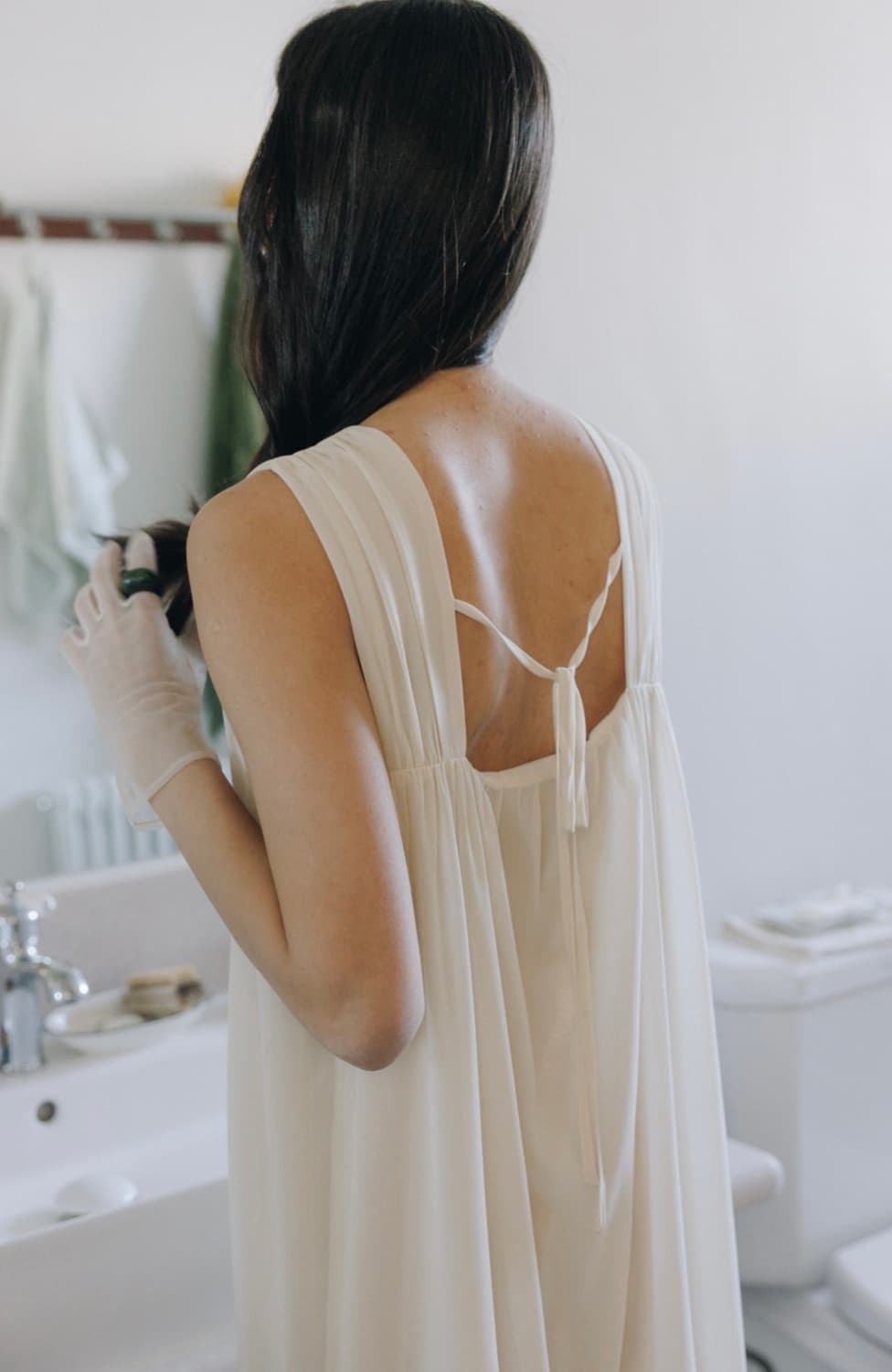 파르벵 VELORA SHIRRING SHEER DRESS 상품이미지3