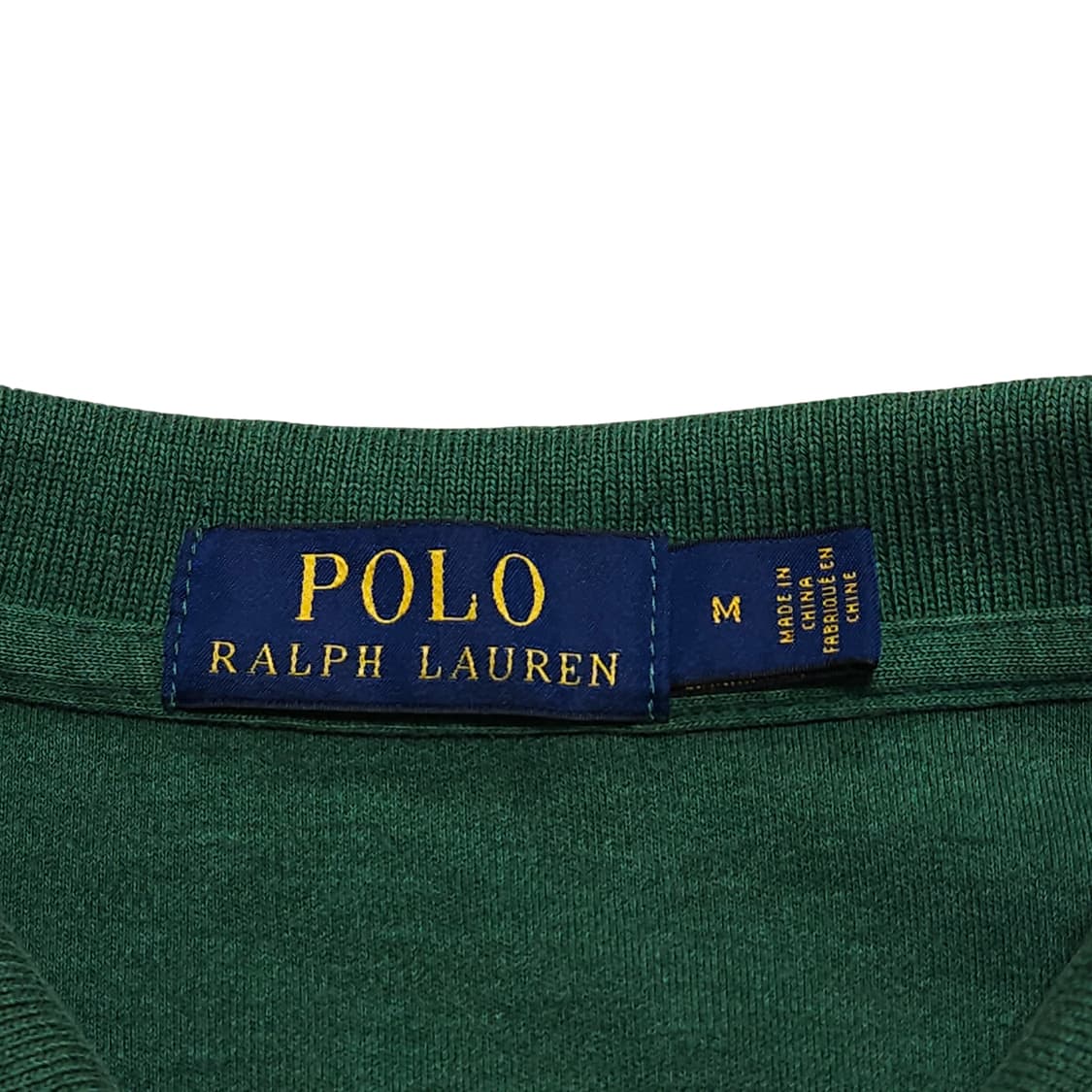 100)POLO 폴로 피마코튼 반팔 카라티 그린 상품이미지3