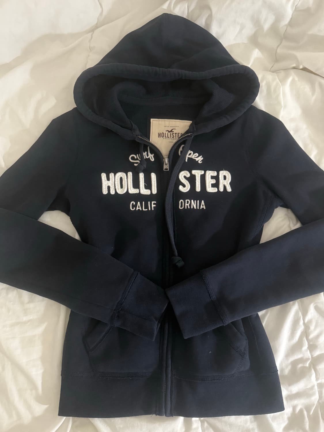 홀리스터 네이비 후드집업 상품이미지1