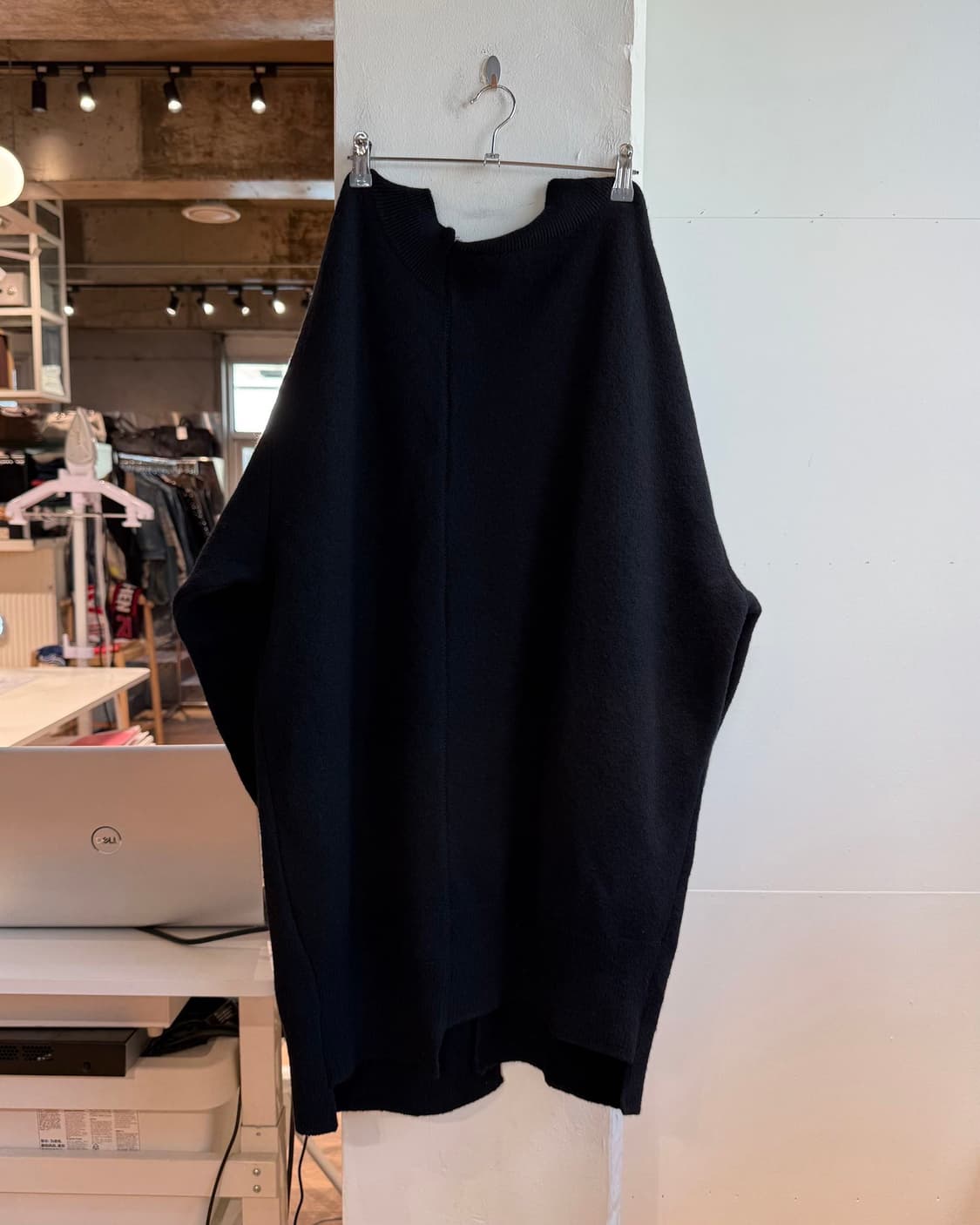 키미노리 모리시타 블랙 울 가디건 상품이미지7