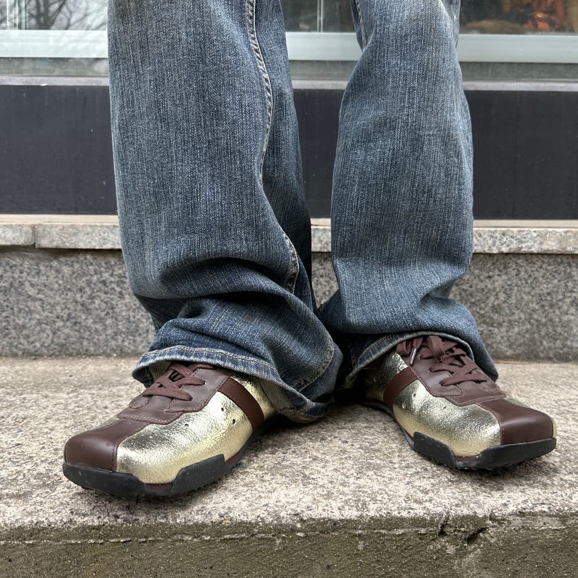 00s 레어 디젤 스퀘어토 스니커즈 풀박스 상품이미지10