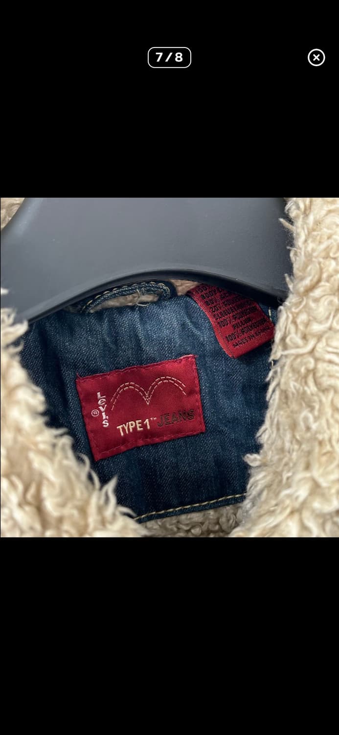 리바이스 타입1 데님 쉐르파 자켓 상품이미지7