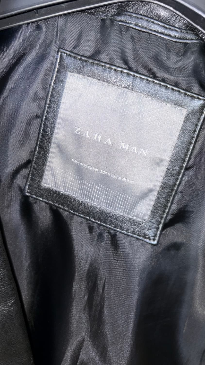 자라 바이커 레더 자켓 (M 사이즈) 상품이미지3