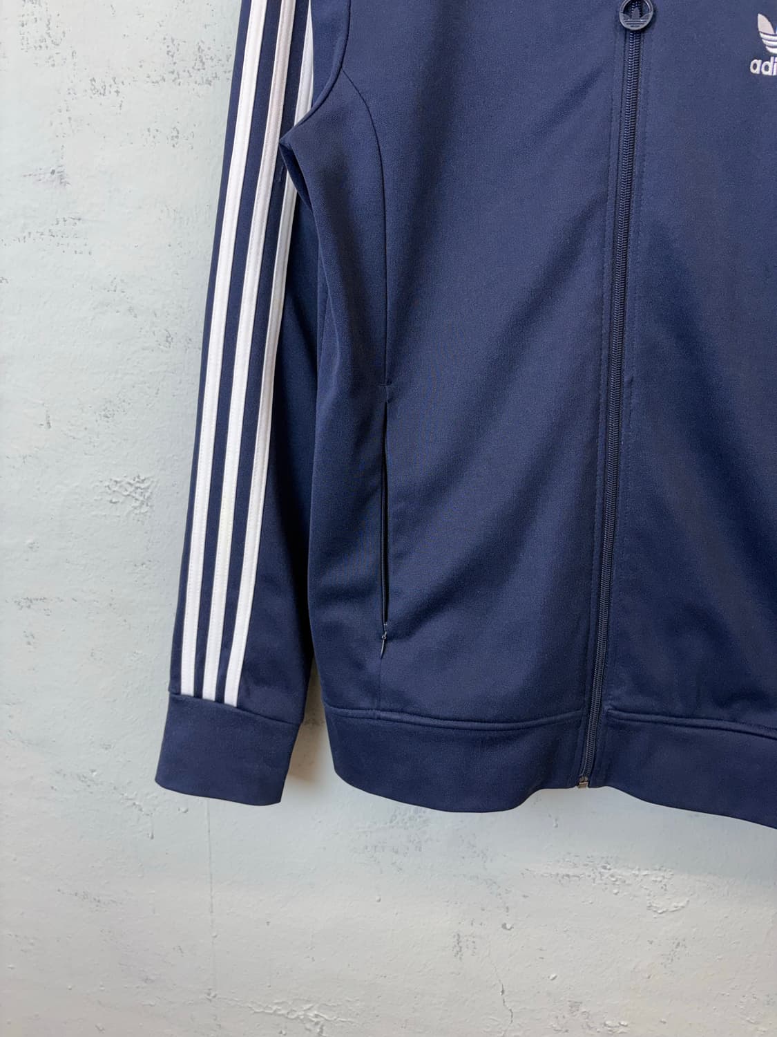 아디다스 빈티지 유로파 삼선 트랙탑 져지 네이비 상품이미지5
