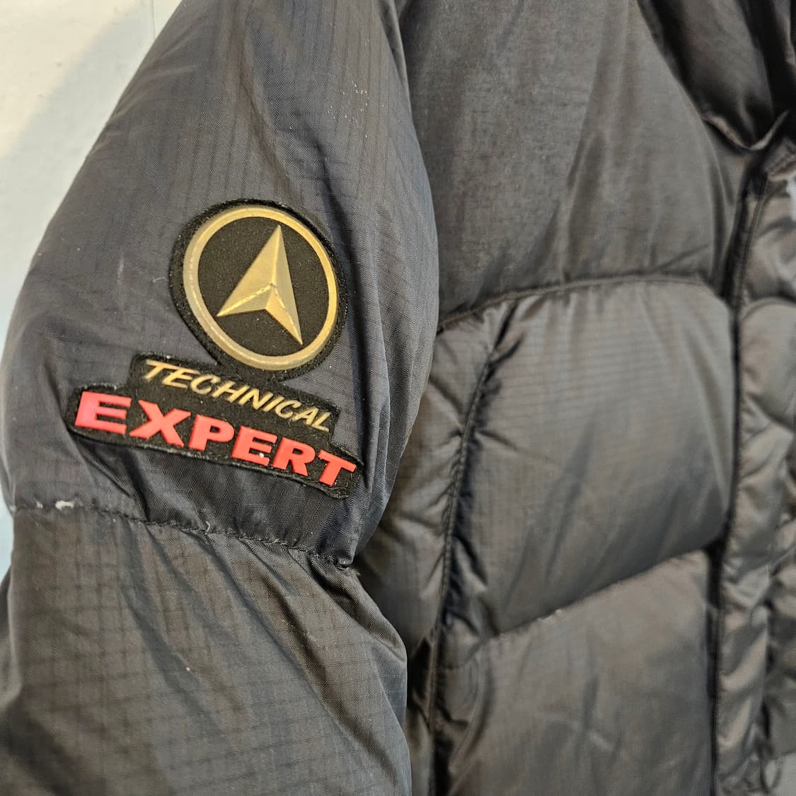 실측100(L) 코오롱 800필 윈드스토퍼 패딩 상품이미지2