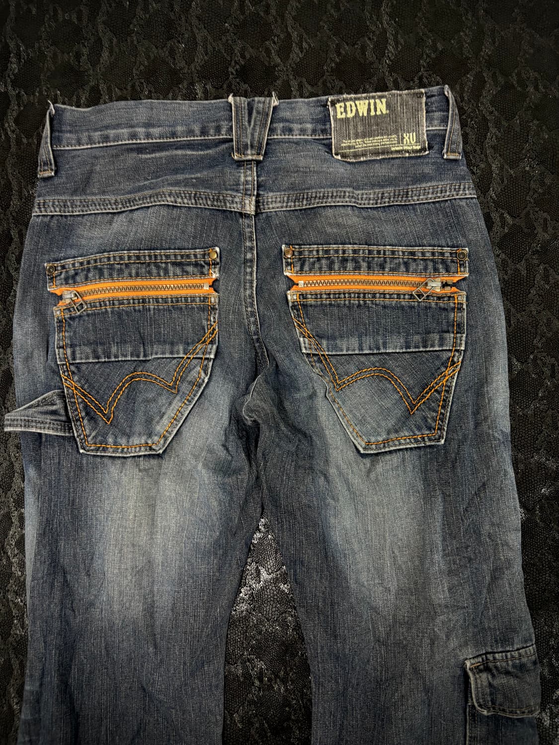“EDWIN” Y2K Crack Washed pocket Detail P 상품이미지6