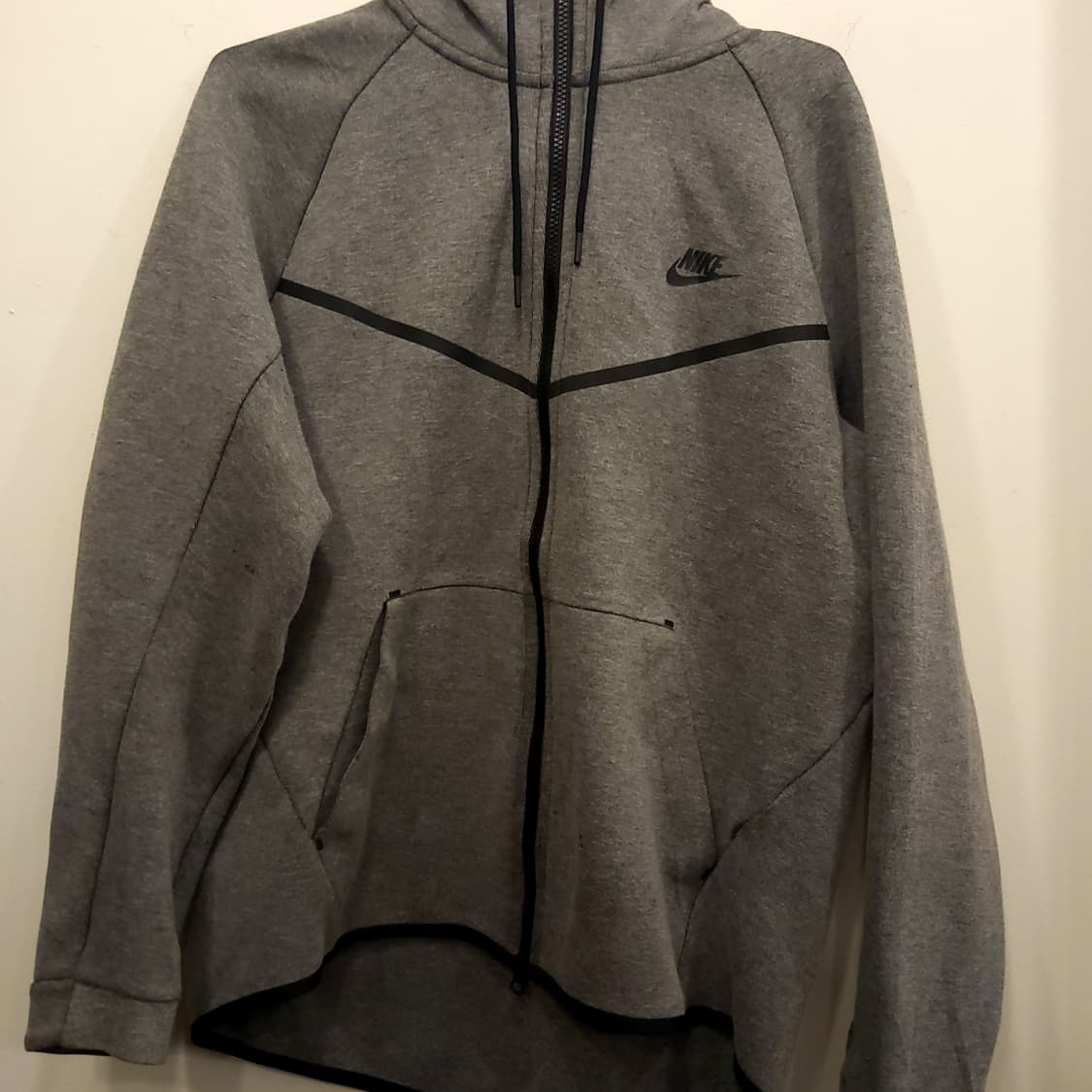 나이키 테크 감성 그레이 후드 집업 상품이미지2