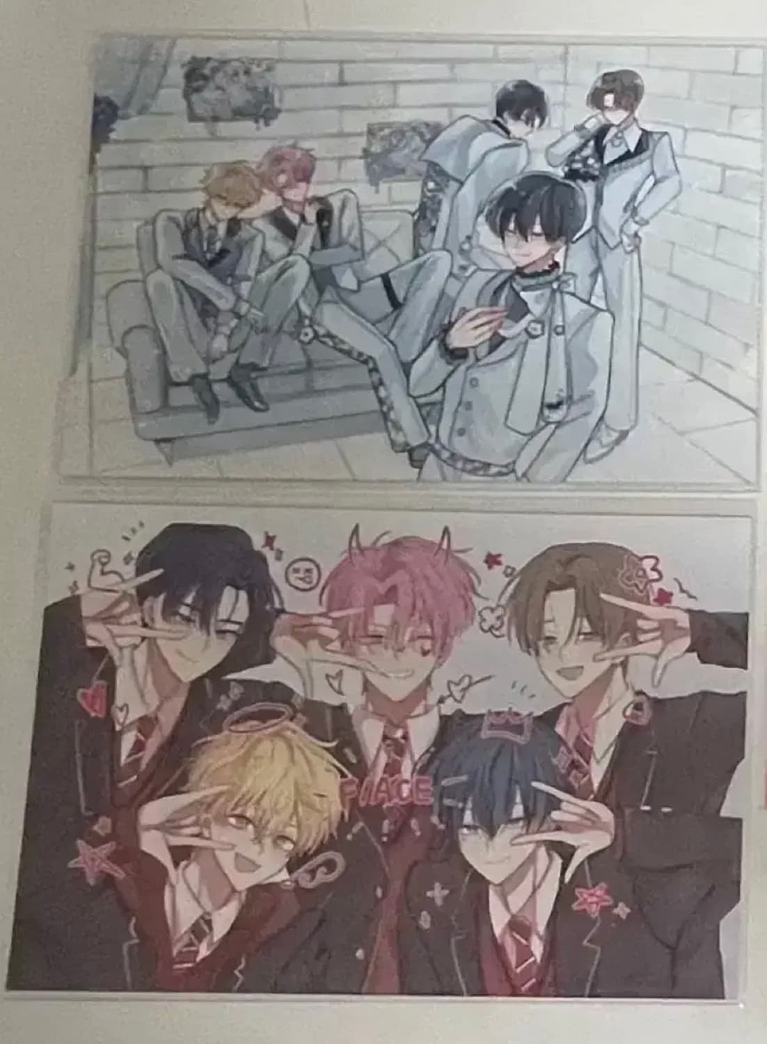 할인 마지막 내림)타몬군 지금 어느 쪽 엽서2장 세트 상품이미지1