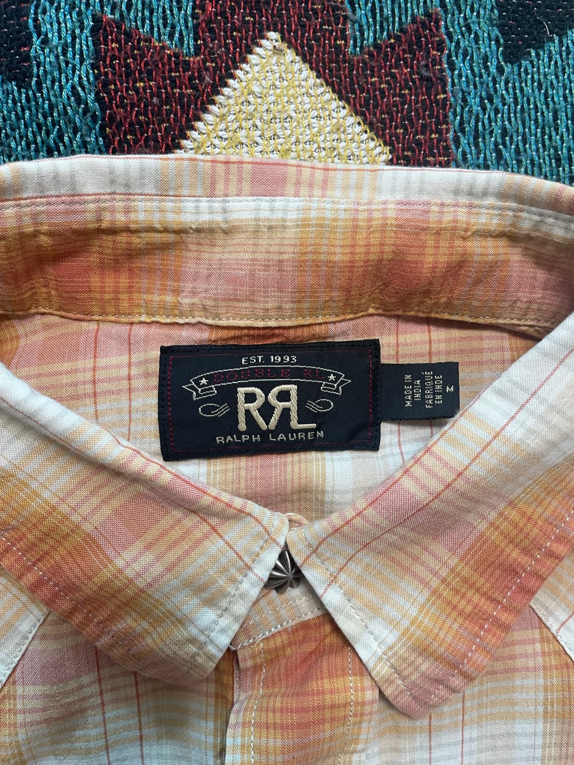 RRL 웨스턴셔츠(M) 상품이미지2