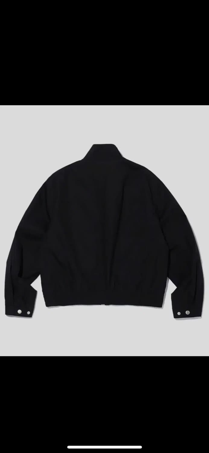 [IEY] 이에이X짱구대디 HERRINGTON JACKET Black 상품이미지2