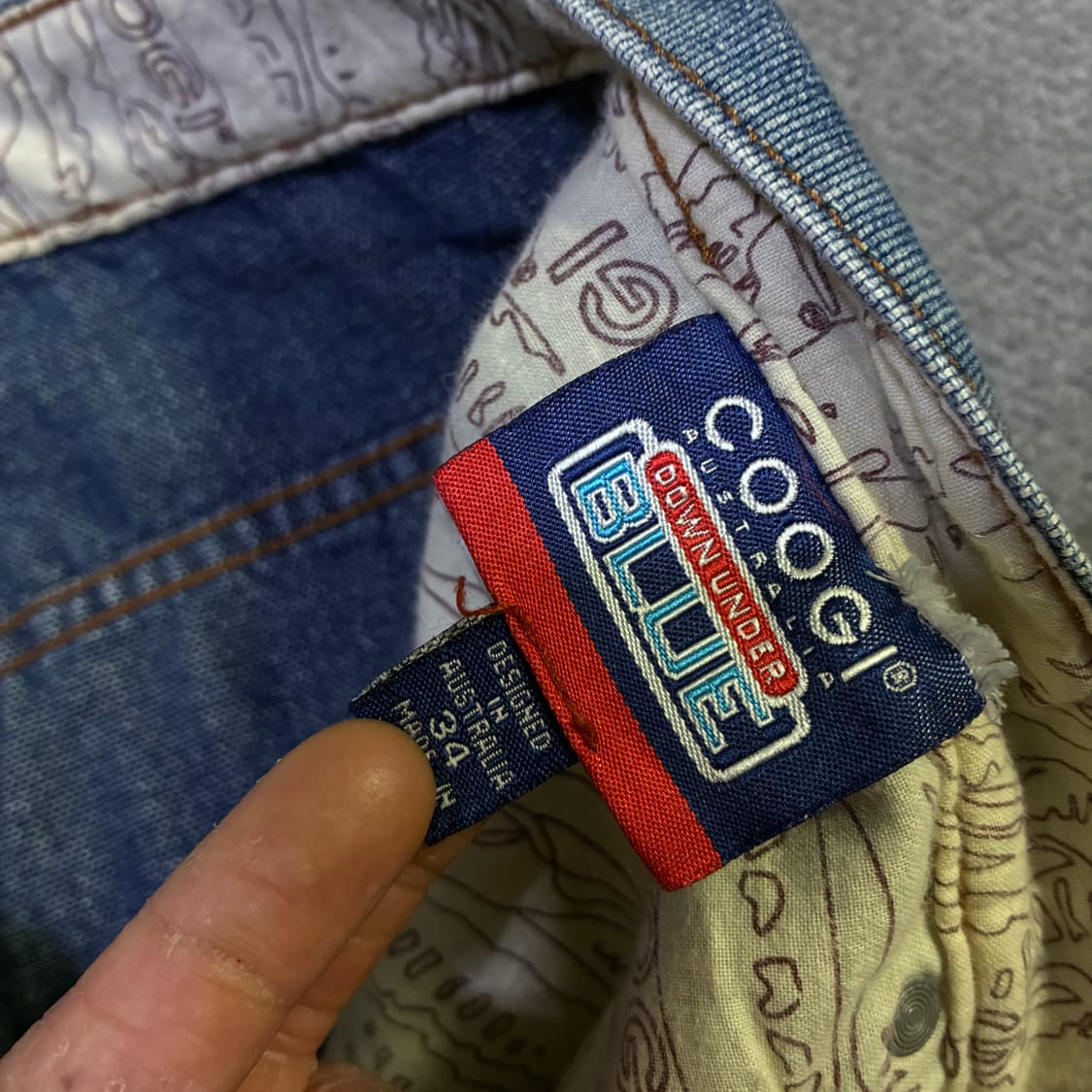 쿠지 사이드라인 오드스쿨 베기핏 데님팬츠 32 상품이미지5