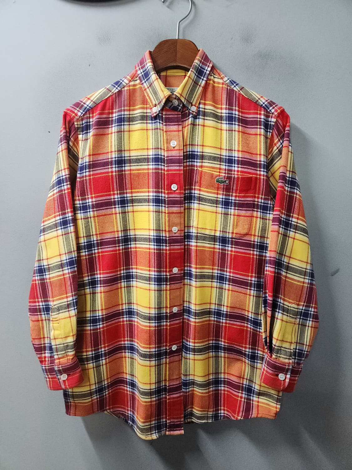 라코스테 여성 프란넬 셔츠 상품이미지1