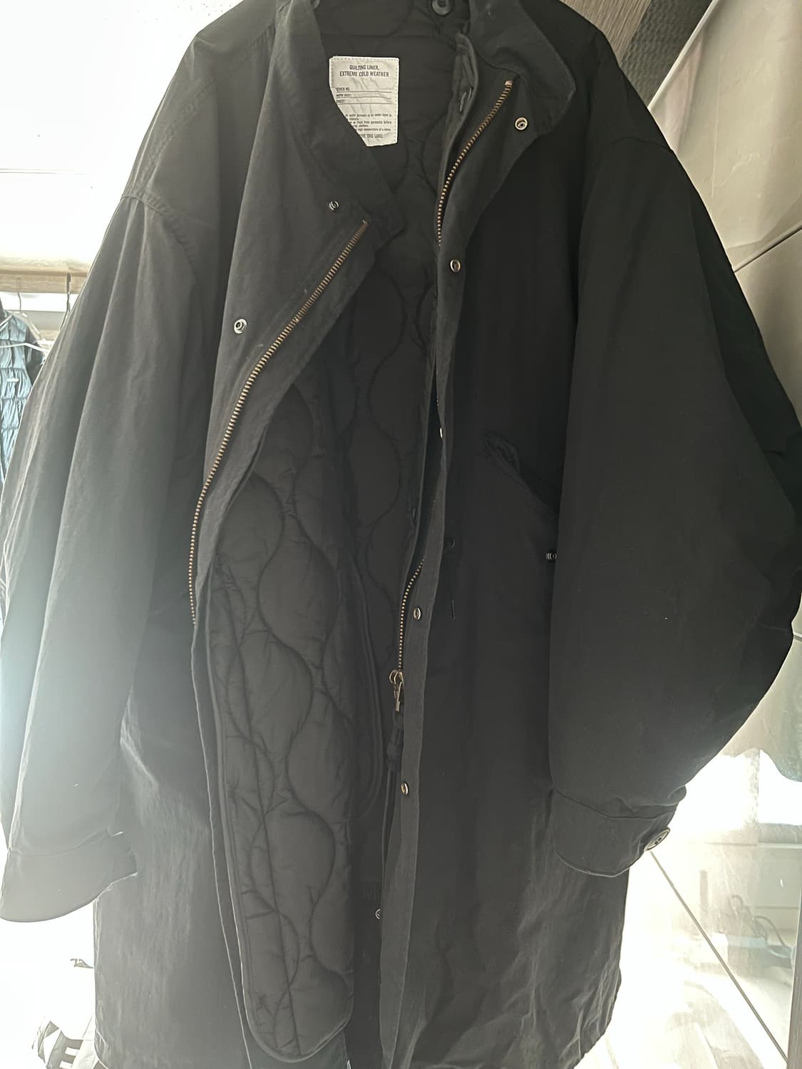 프릭스스토어 야상 검정 l 상품이미지1