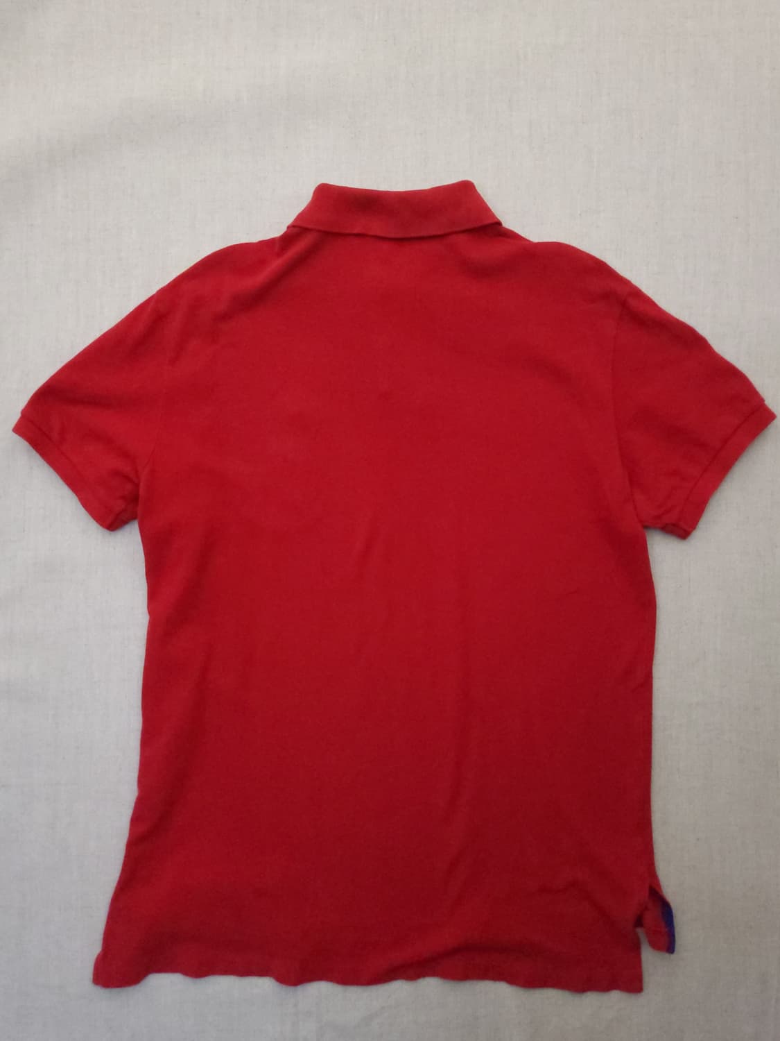 폴로 랄프로렌 레드 반팔 카라티 L 상품이미지7