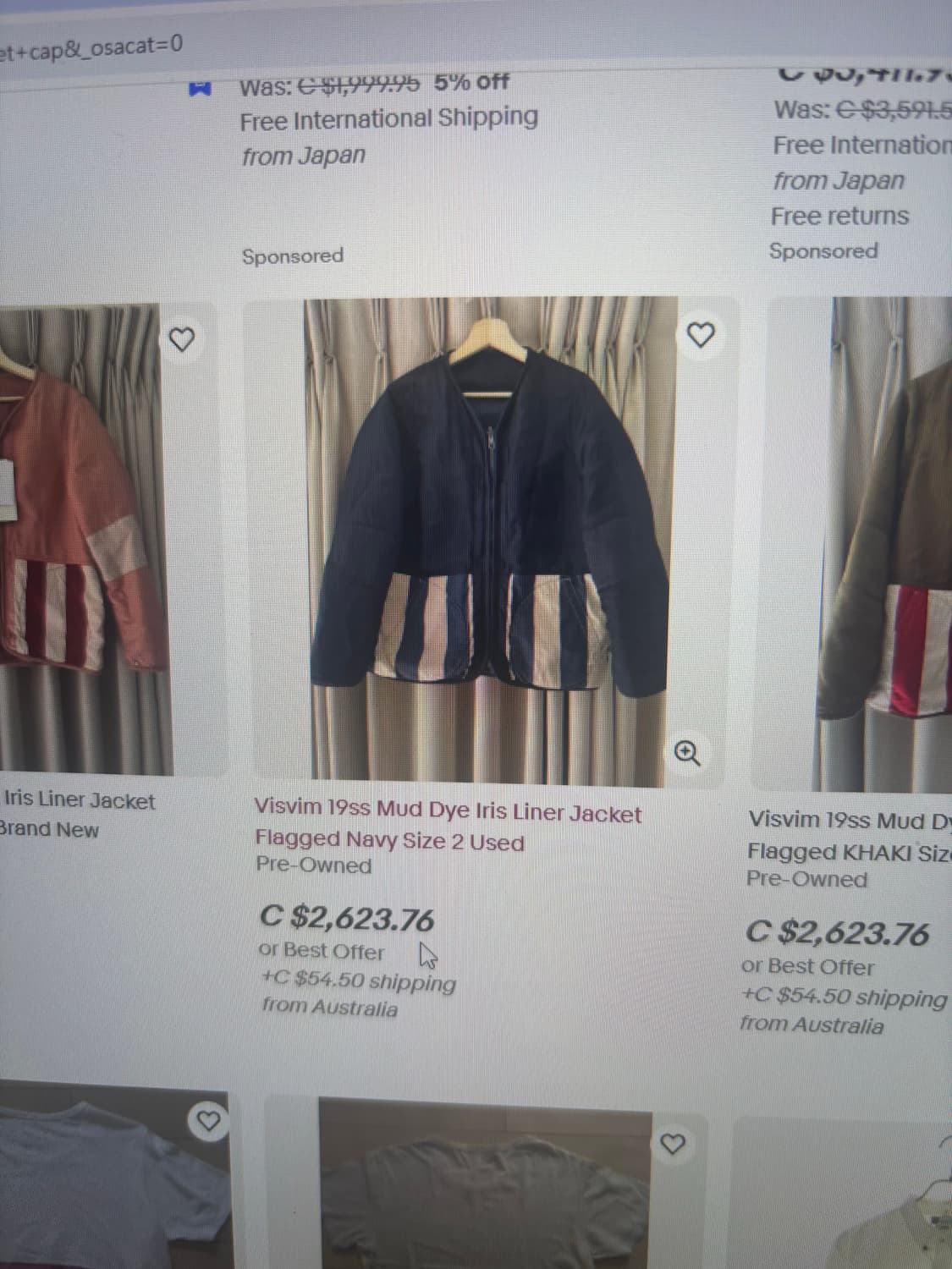 비즈빔 visvim 명작 시즌 아이리스- (실착사진O/잠시만 판매) 상품이미지1