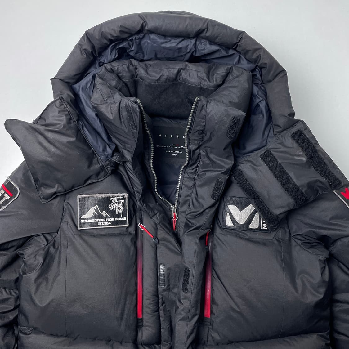 [중고] 밀레 히말라야 구스다운 패딩 100 상품이미지3
