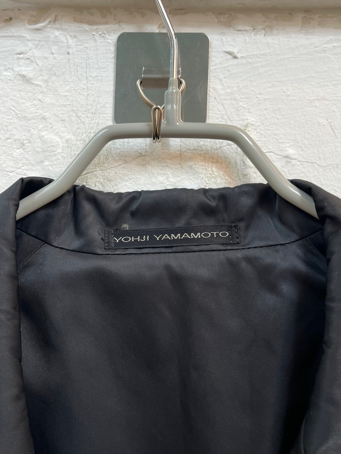 Yohji Yamamoto 나일론 오버핏 트렌치코트 블랙 3 상품이미지2