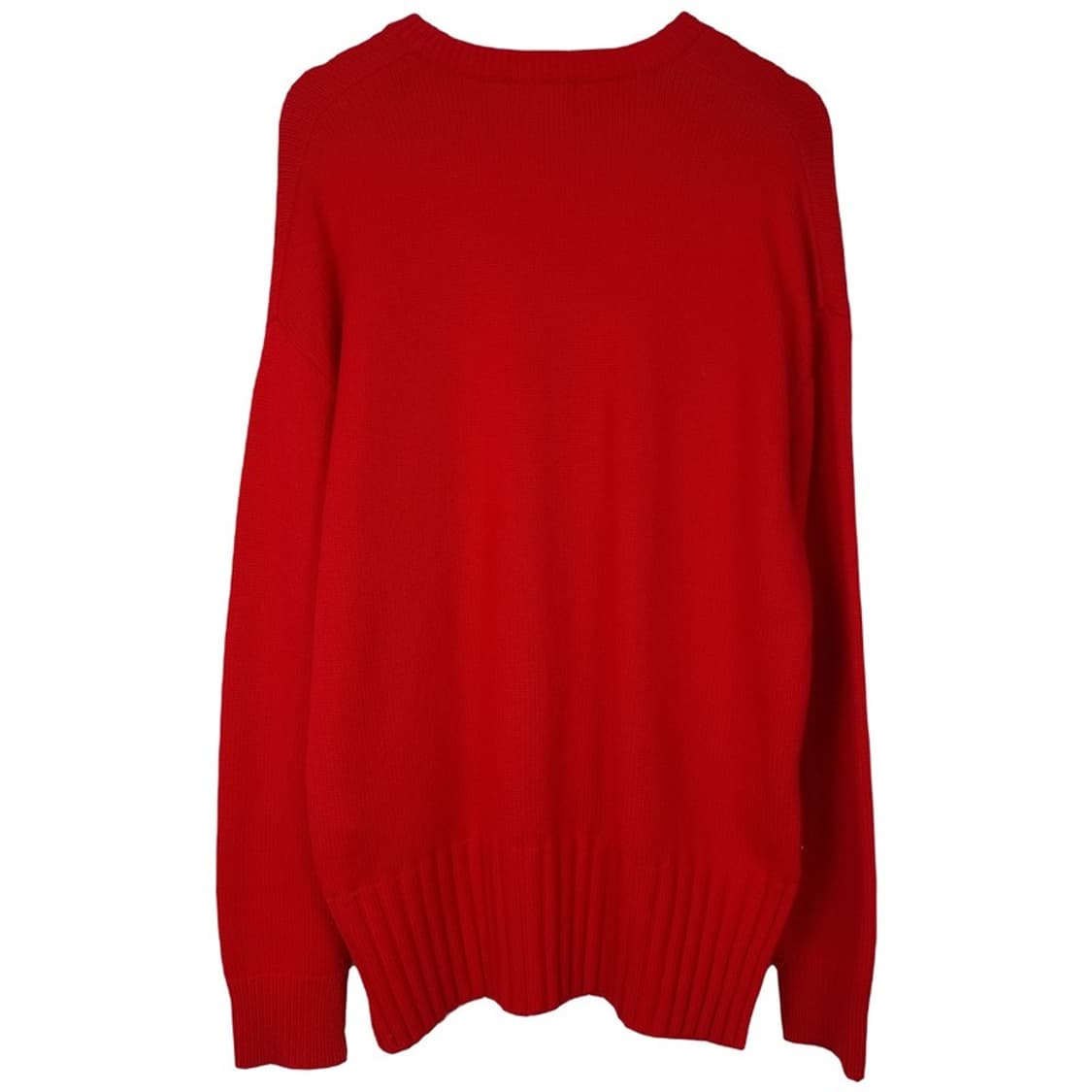 [솔리드옴므] 19SS 오버사이즈 크루넥 포켓 니트 레드 P01336 상품이미지3