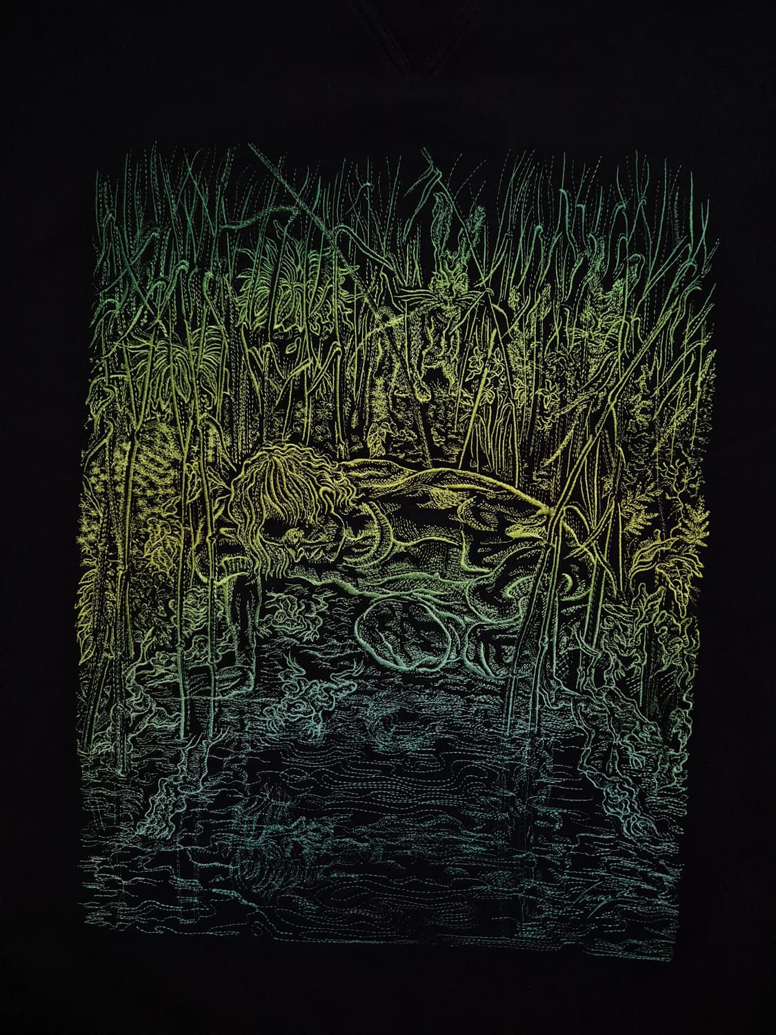 송지오옴므 나르시스 아트워크 자수 맨투맨 48 상품이미지3