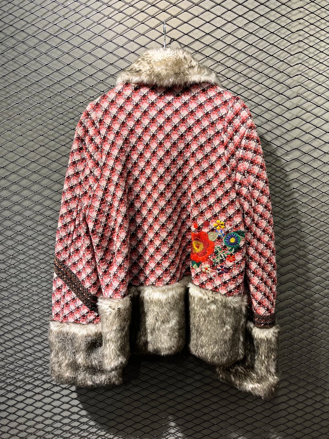 OILILY 퍼 트림 트위드 자켓 상품이미지4