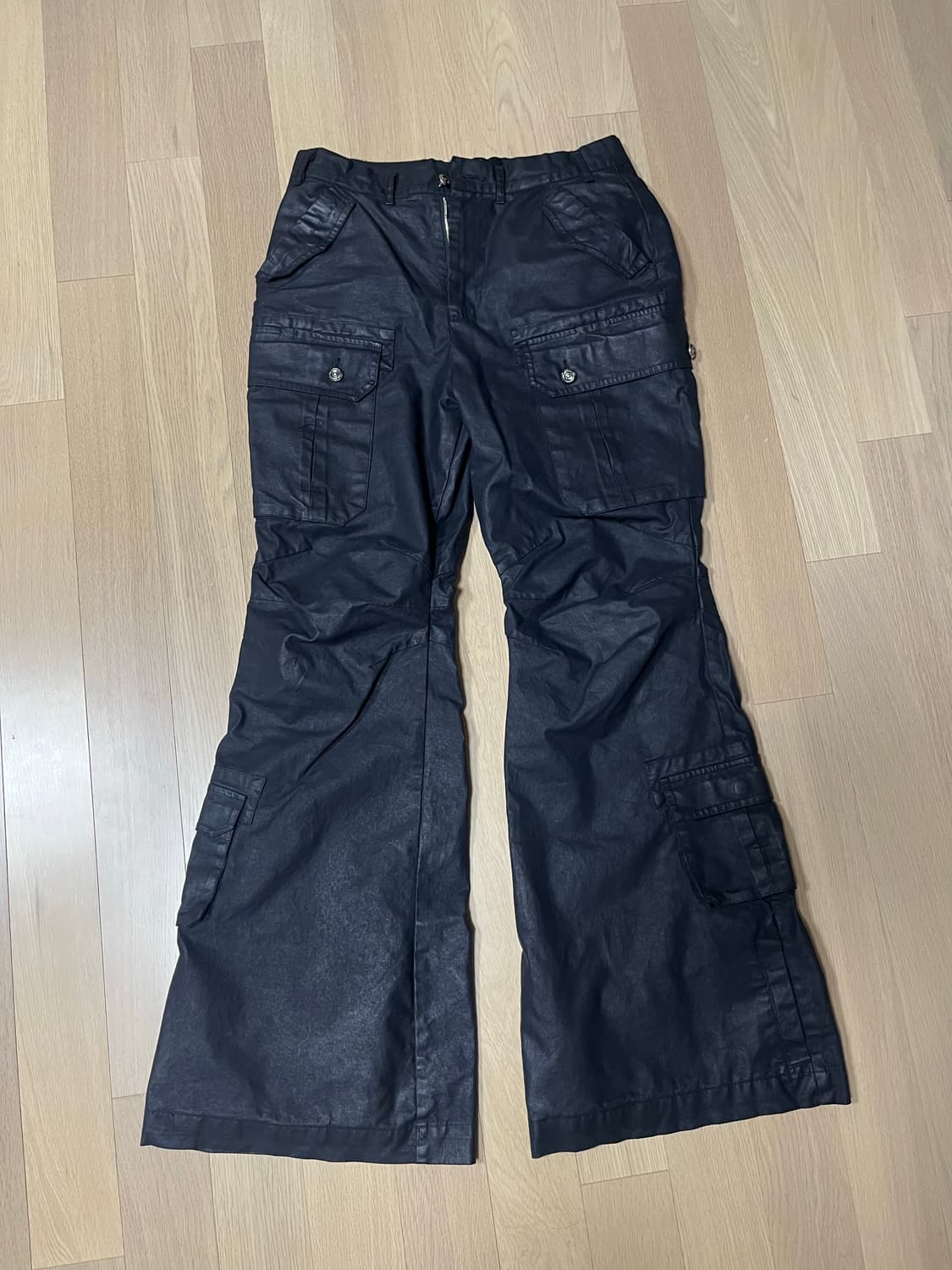 포그서비스 코팅 밀리터리 플레어팬츠 상품이미지2