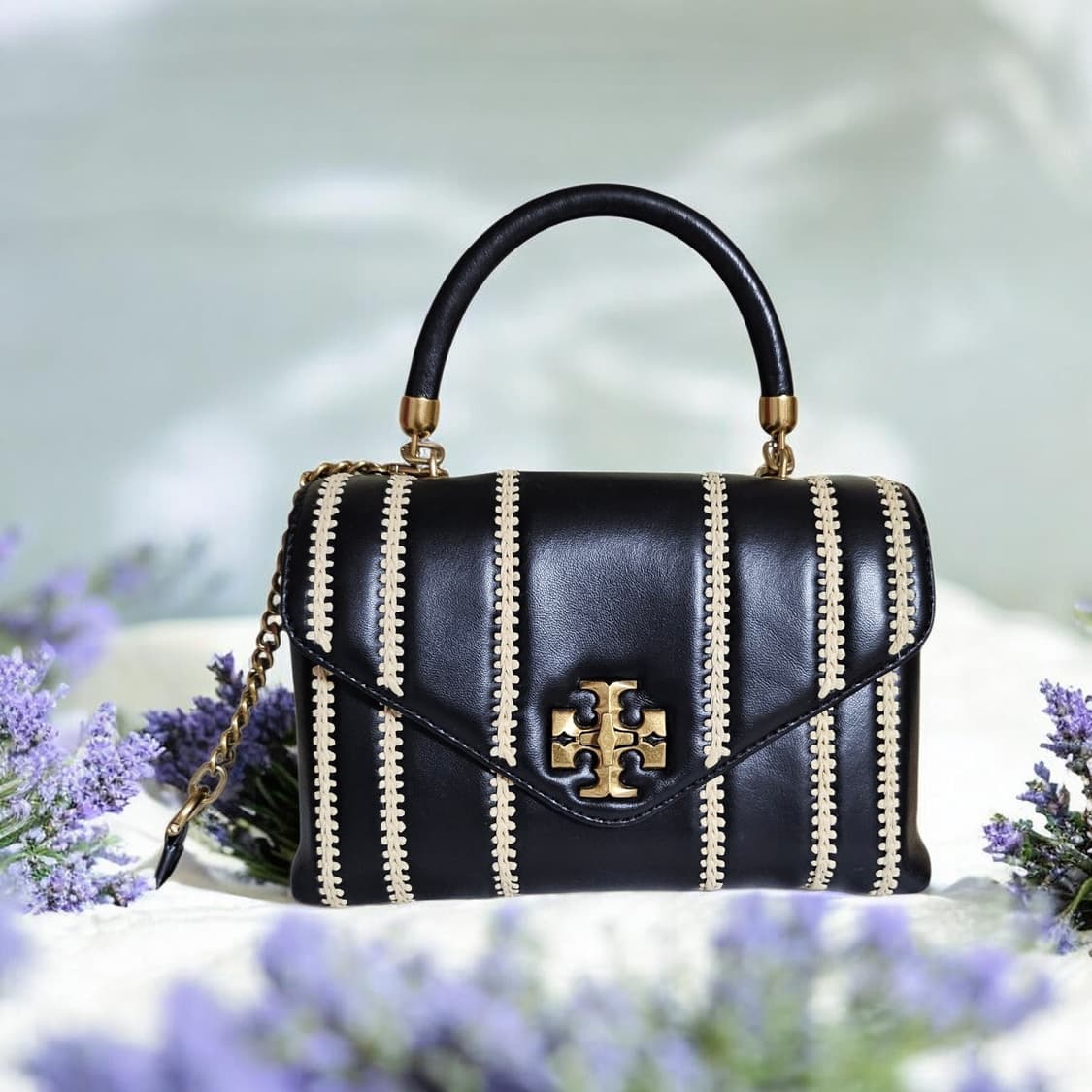가격인하 ㅣ토리버치가방 키라 사첼백 블랙 금장 2way 정품 | 무료배송 상품이미지1