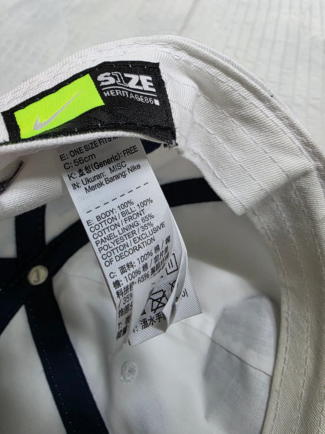 나이키 USA 하얀색 헤리티지86 모자 볼캡 국가대표 nike usa 상품이미지10