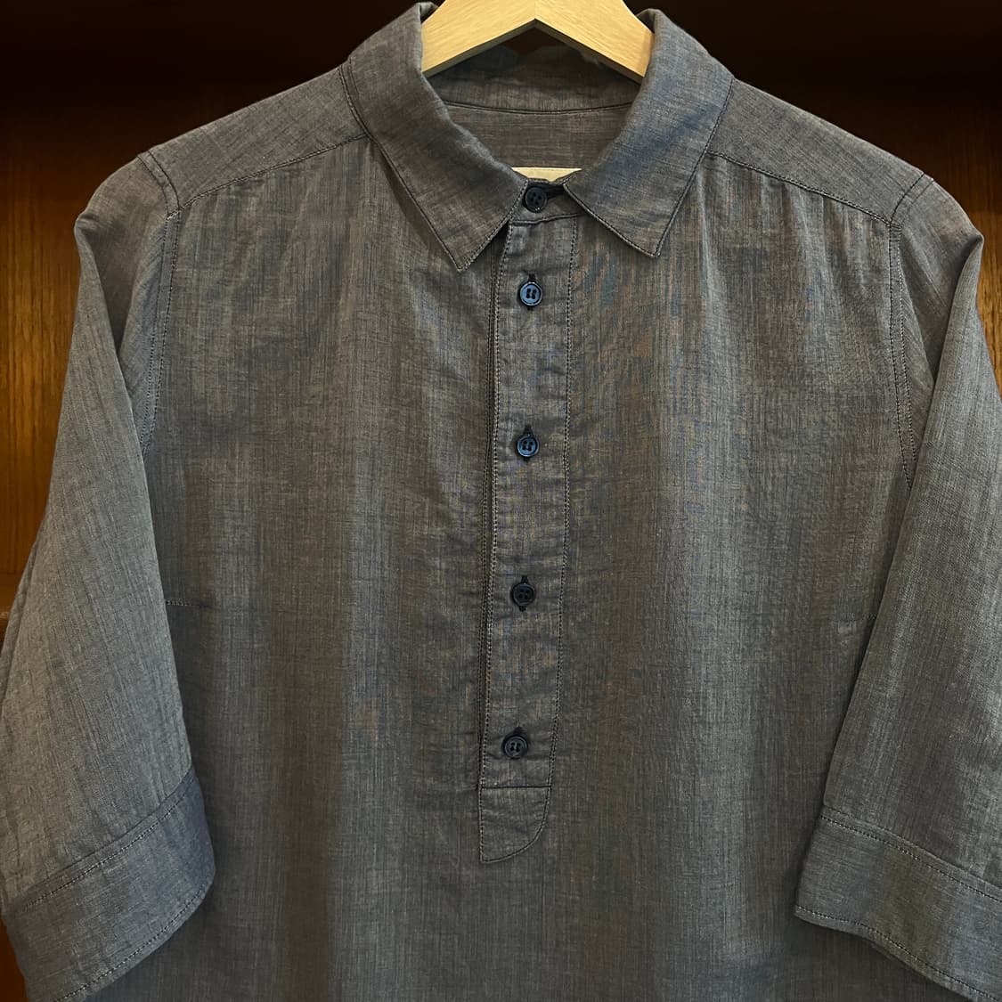A.P.C. Linen pullover shirt ( ~55 ) 상품이미지2
