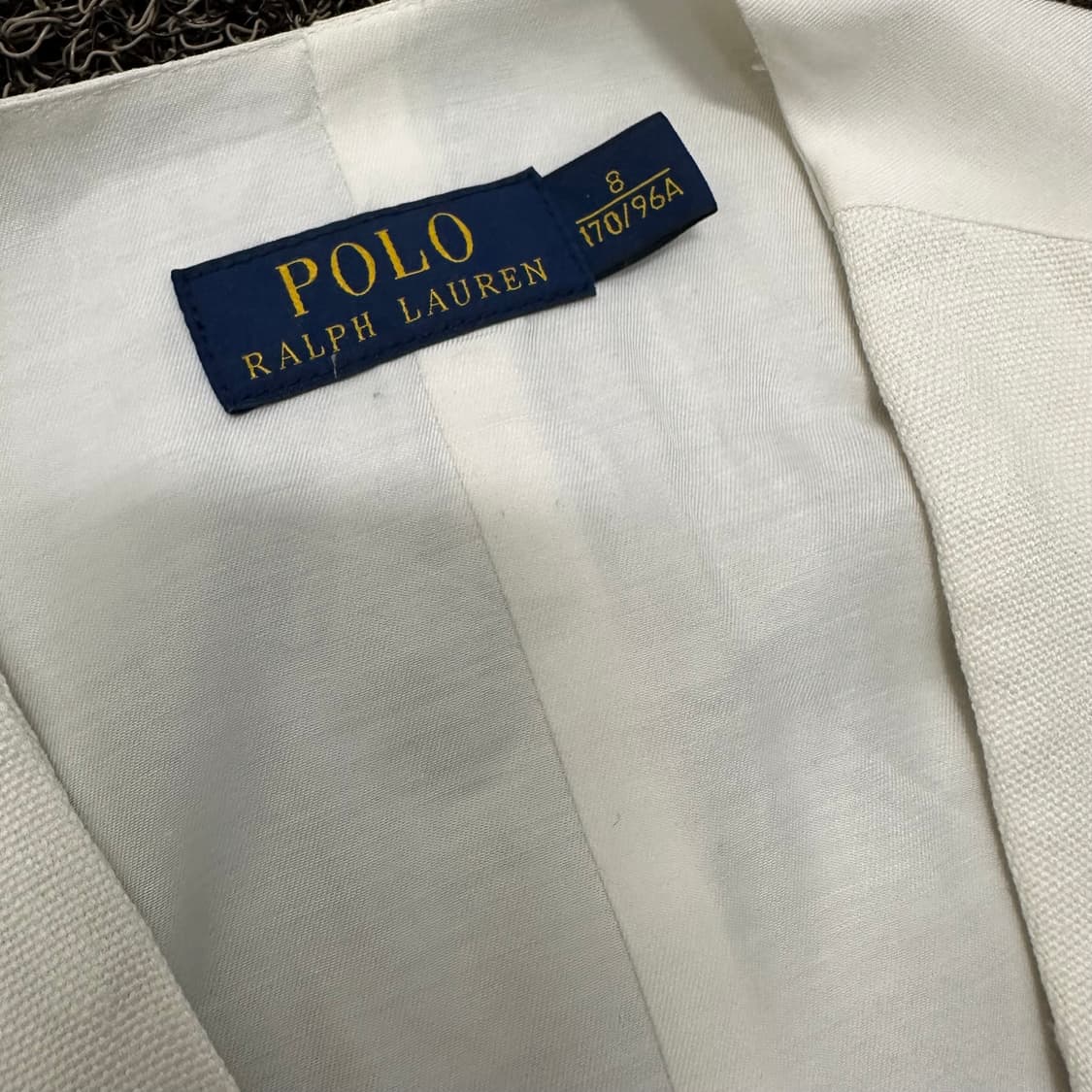 POLO 폴로 랄프로렌 여성 린넨 마 베스트 조끼 화이트 상품이미지7