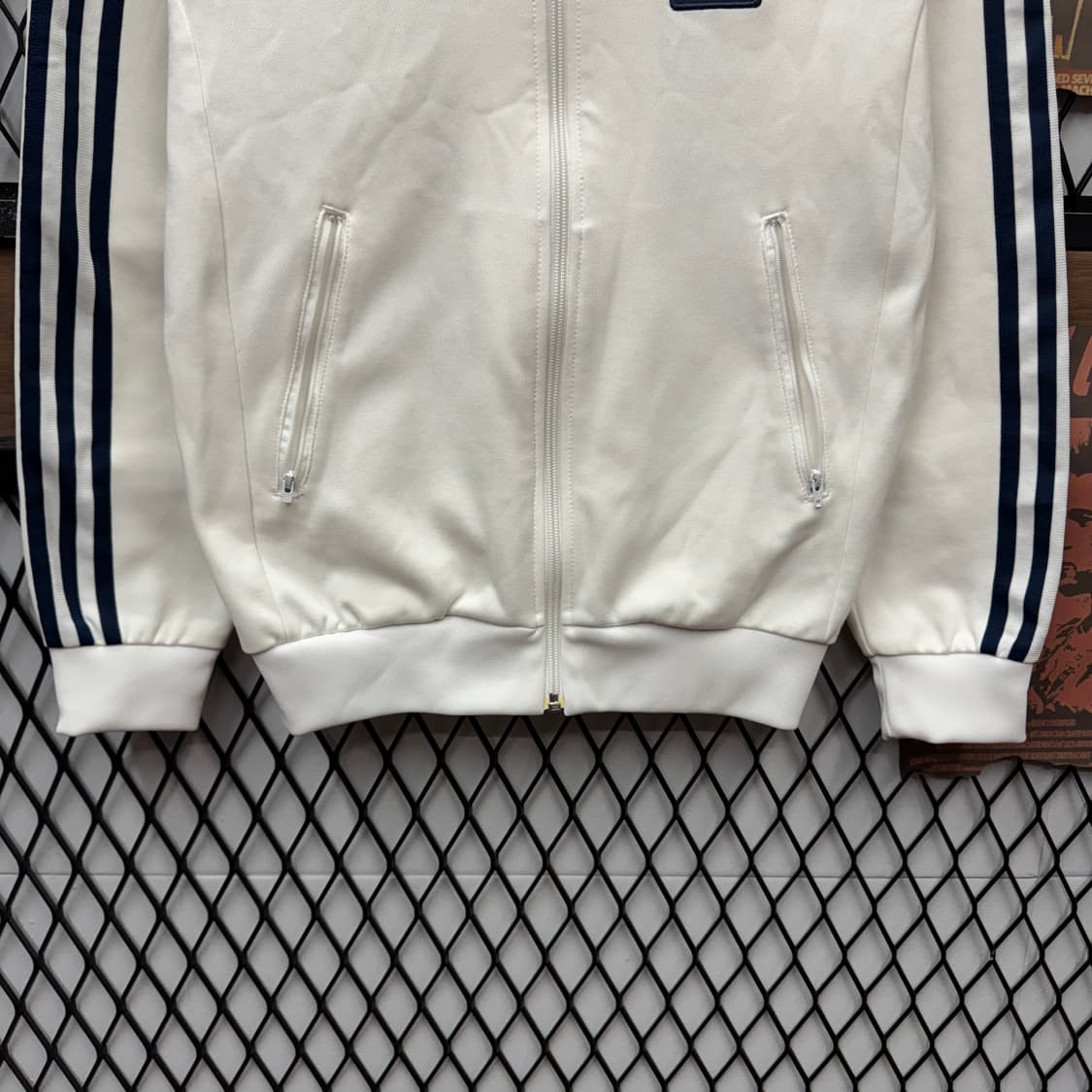 00s 아디다스 스탠스미스 X 슈프림 트랙 자켓 화이트 상품이미지4