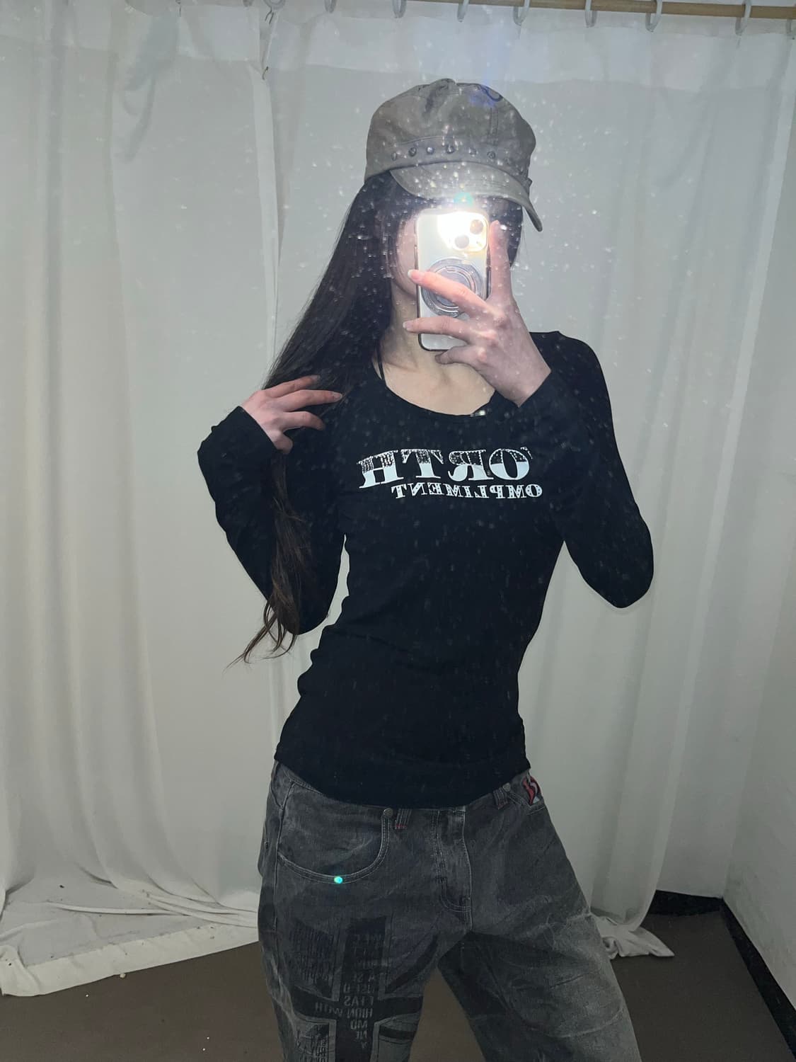 Egoist 블랙 슬림핏 롱슬리브 상품이미지4