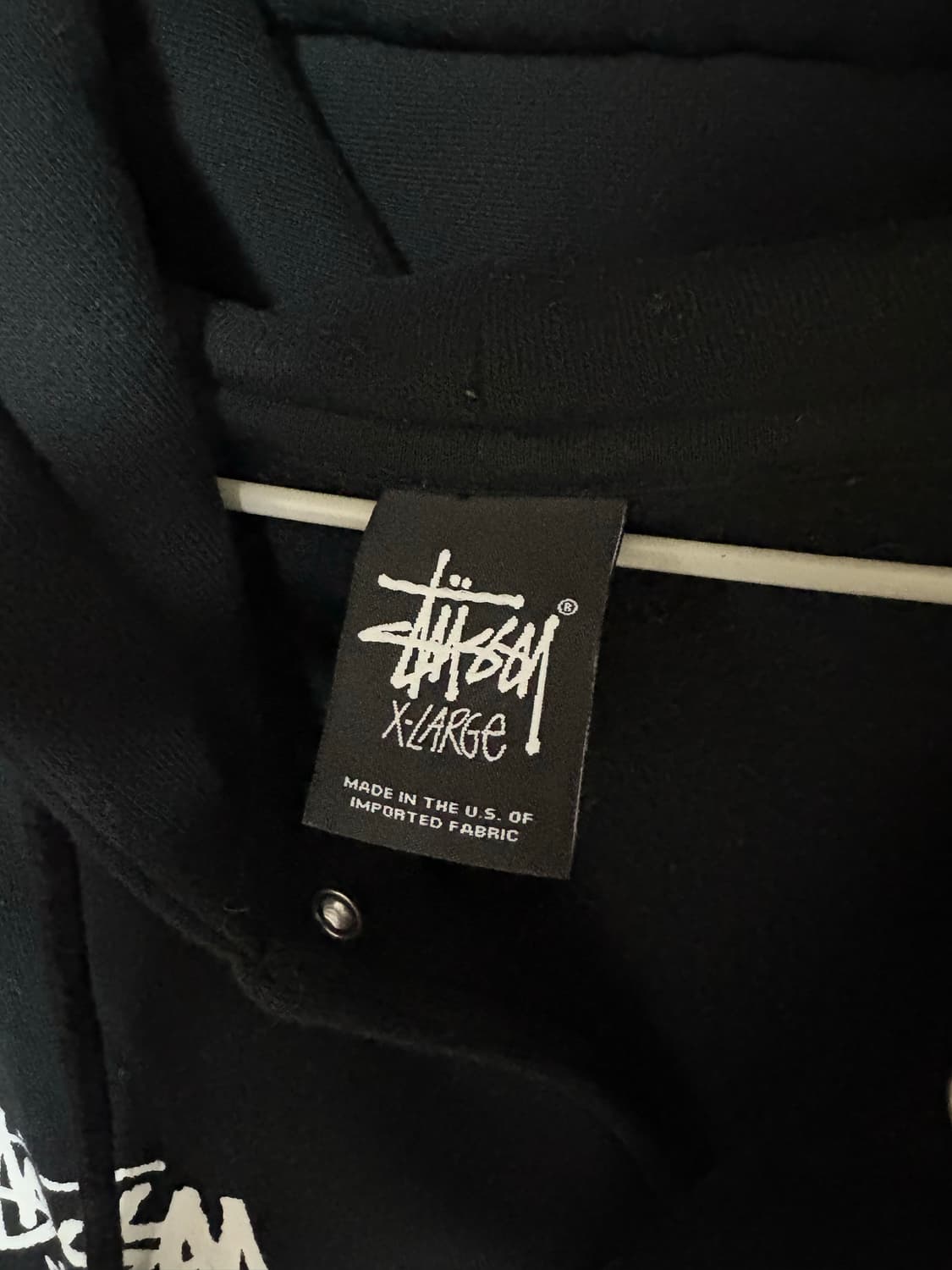 빈티지 스투시 바시티 후드 상품이미지4